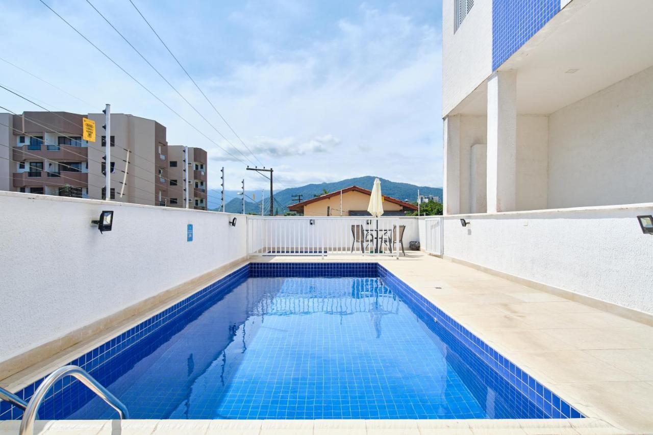Dois Quartos, Sacada Com Churrasqueira, A 400 Mts Do Projeto Tamar E 800 Mts Do Aquario Ubatuba Ngoại thất bức ảnh